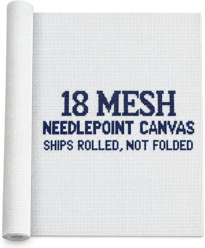 18 Mesh Needlepoint Blank Canvas - 17" x 20" in Kuwait