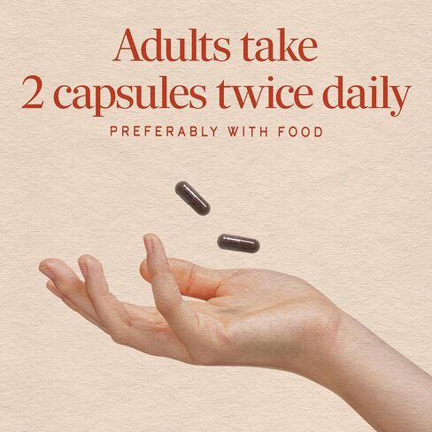 Nature's Way Black Elderberry Capsules, Traditional Immune Support*, 100 Vegan Capsules in Kuwait