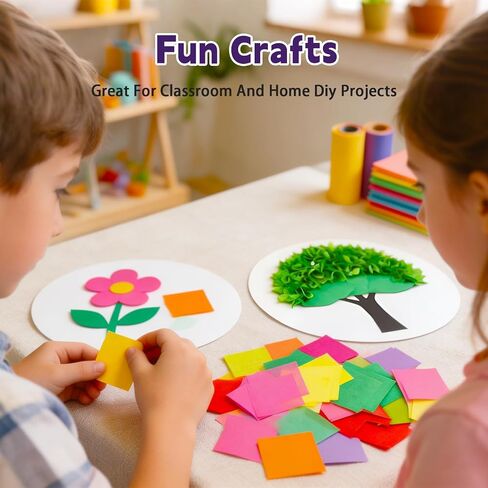 Yizzvb 6000 Pcs 2 Inch Tissue Paper Squares, 30 Colors Craft Tissue Papers in Kuwait