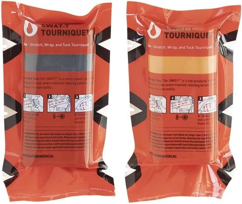 SWAT-T Touriquet Orange, Emergency First Aid Equipment for Massive Hemorrhage Control Made in the USA in Kuwait