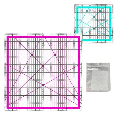 2 Quilting Square Rulers(5", 10"),Quilting Templates Sewing Rulers in Kuwait