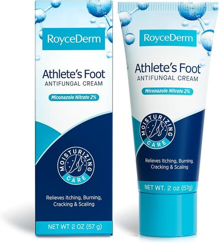 Roycederm Athletes Foot Treatment Extra Strength, Athletes Foot Cream, Foot Fungus Treatment, Foot Repair Cream for Healthy Feet, Fast Relief for Athletes Foot Fungal Infections in Kuwait