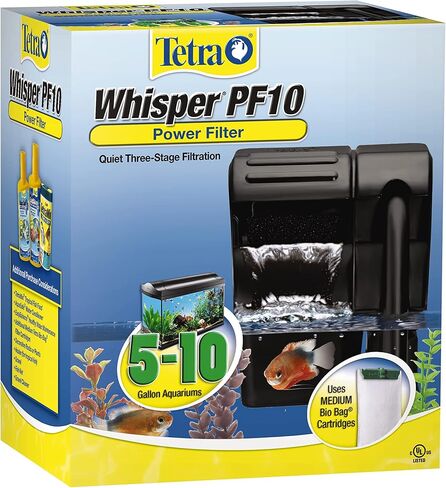 Tetra Whisper Power Filter 10 Gallons, Quiet 3-Stage aquarium Filtration (26316) in Kuwait