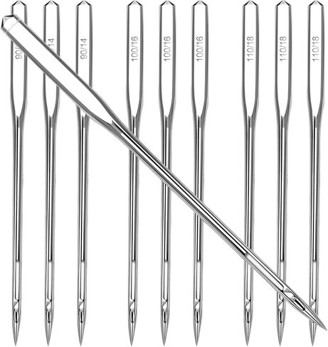 30PCS Universal Heavy Duty Sewing Machine Needles,Sizes110/18,100/16,90/14,Needles for Thick Fabric Leather Jeans Canvas Embroidery,Compatible with Kind of Home Sewing Machine in Saudi Arabia