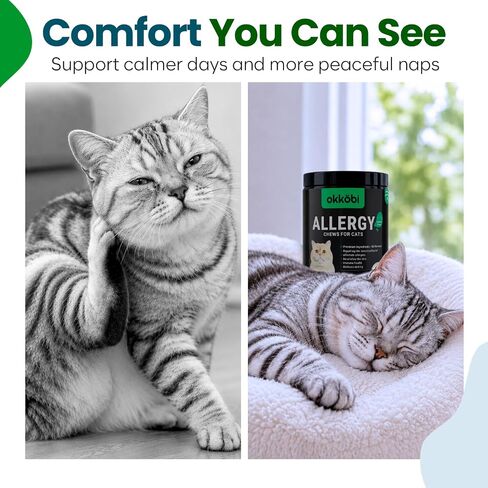 Allergy Chews for Cats Salmon 200 Count with Quercetin in Saudi Arabia