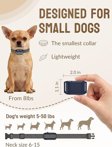 MIMOFPET Wireless Dog Fence System for Small Dogs- Up to 3500ft Adjustable Electric Fence,Waterproof Training Collar Rechargeable,Pet Containment System for Mini Small Breed in Kuwait