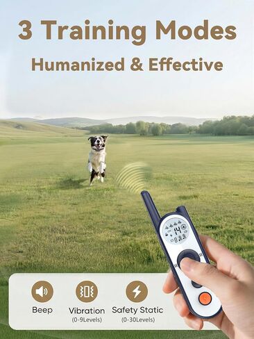 MIMOFPET Wireless Dog Fence System for Small Dogs- Up to 3500ft Adjustable Electric Fence,Waterproof Training Collar Rechargeable,Pet Containment System for Mini Small Breed in Kuwait