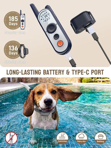 MIMOFPET Wireless Dog Fence System for Small Dogs- Up to 3500ft Adjustable Electric Fence,Waterproof Training Collar Rechargeable,Pet Containment System for Mini Small Breed in Kuwait