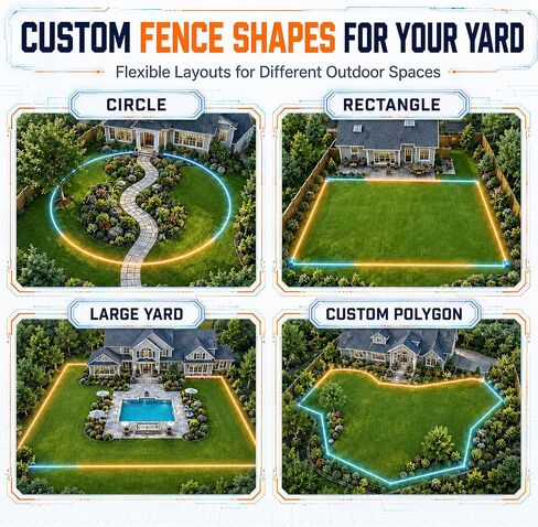 RPZ GPS Wireless Dog Fence System with Free App, No Subscription, Blue in Kuwait