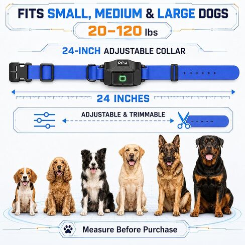 RPZ GPS Wireless Dog Fence System with Free App, No Subscription, Blue in Kuwait