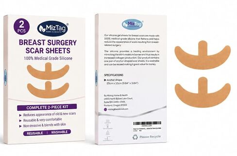 Breast Augmentation must haves - Silicone scar sheets for surgical scars that is Comfortable under Post op Bra in Kuwait