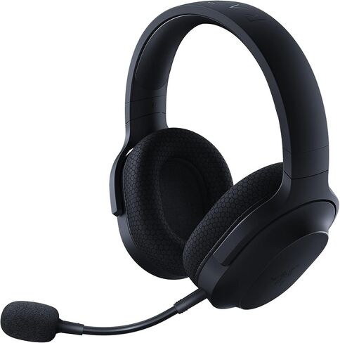 سماعة الرأس Razer Barracuda X اللاسلكية متعددة المنصات للألعاب والهواتف المحمولة فوق الأذن مع وسائد إسفنجية قابلة للتنفس (أسود، متجدد) in Kuwait