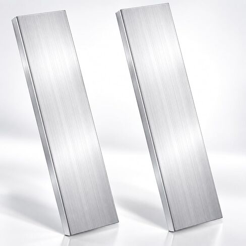 Therwen 2 Pcs 3/8" x 3" Aluminum Flat Bar 12" Long 6061 General Purpose Plate Extruded Aluminum Bar Solid Extruded Plate Mill Stock in Kuwait