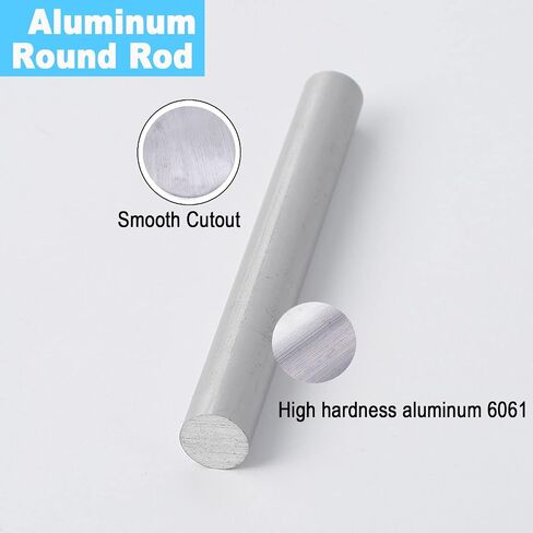 1-1/2" 6061 Aluminum Round Rod 12" Long Solid T6511 New Lathe Bar Stock in Saudi Arabia