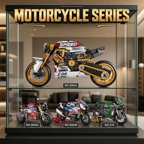 Reobrix Vintage Cafe Racer Motorcycle Building Set 1:8 Scale in Saudi Arabia