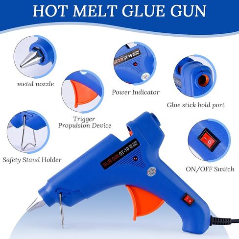 Hot Glue Gun Wax Seal Kit, Metallic Red Wax Sticks for DIY Envelope Crafts in Saudi Arabia