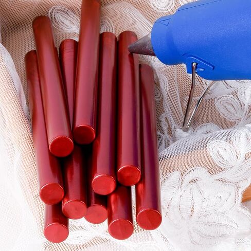 Hot Glue Gun Wax Seal Kit, Metallic Red Wax Sticks for DIY Envelope Crafts in Saudi Arabia