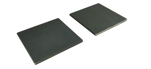 Weldable Hot Rolled Mild Steel Plate (6", Square - 1/4", 2 Pack) in Kuwait