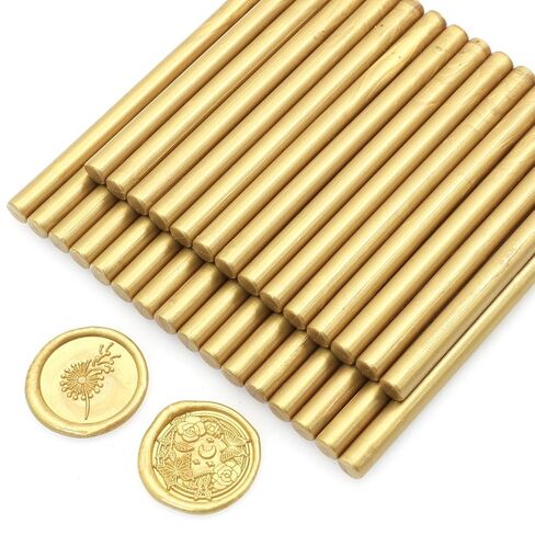 Ivory Wax Seal Sticks, Glue Gun Sealing Wax Sticks, 30pcs Premium Wax Seal Sticks Set for Wax Seal Stamp, Great Wax Melts for Stamp Seals, Wedding Invitation, Letter Envelope (Ivory) in Saudi Arabia