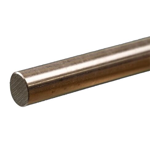 K & S Precision Metals 87147 Round Stainless Steel Rod, 1/2 in Dia x 12 in L, Steel in Kuwait