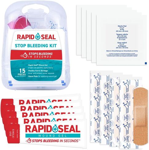 Wound Gel (1 Tube) | Stops Bleeding in Seconds, Ideal for Cuts, Scrapes and Razor Nicks in Kuwait