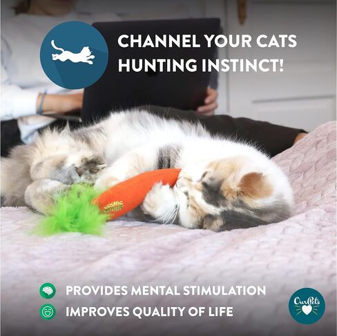OurPets 100-Percent North American Catnip Filled Carrot Cat Toy 24 Karat in Saudi Arabia