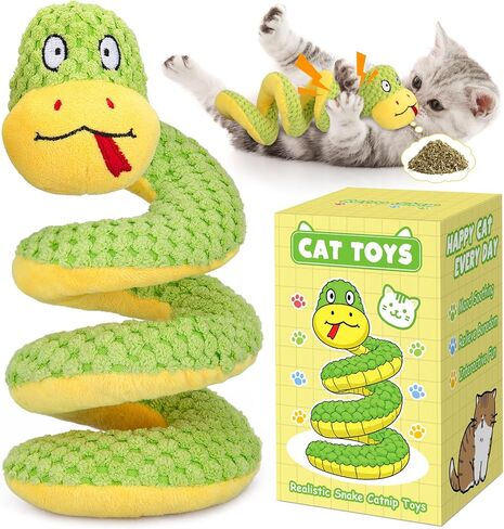 Retro Shaw 11"Snake Cat Toys Catnip Interactive Toy for Indoor Cats Kittens in Saudi Arabia