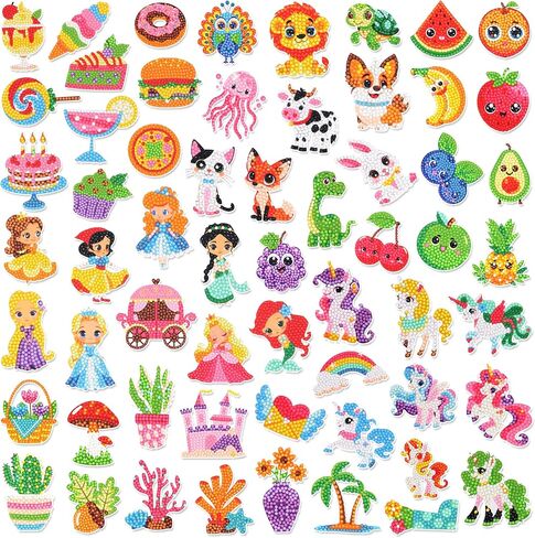 sinceroduct 5D Diamond Art Stickers Kits and Diamond Painting for 6-12 Kids in Kuwait