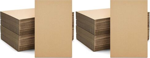 50-Pack of Corrugated Cardboard Sheets 9x12, Flat Card Boards, Packaging Inserts for Shipping, Mailing, Arts and Crafts, DIY Projects, Packing Mailers, 2mm Thick in Kuwait