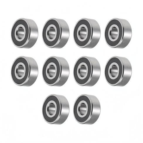 10PCS DEEG R8-2RS Ball Bearing Double-Sided Seal 1/2x1-1/8x5/16 Suitable for Motor, Wheelchair Front Foot Wheel Fork in Kuwait