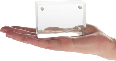 Juvale 2 Pack Acrylic Picture Frames 2x3, Mini Wallet Size for Photos, Tabletop, Desktop in Kuwait