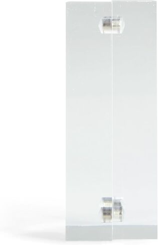 Juvale 2 Pack Acrylic Picture Frames 2x3, Mini Wallet Size for Photos, Tabletop, Desktop in Kuwait