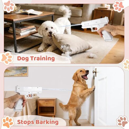 2 Pack Squirt Spray for Cats Dogs Training Squirt for Cats Deterrent Water Spray Pistols for Dogs Pets Training, Detachable Water Tank Design for Reduced Leaks(White in Kuwait
