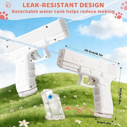 2 Pack Squirt Spray for Cats Dogs Training Squirt for Cats Deterrent Water Spray Pistols for Dogs Pets Training, Detachable Water Tank Design for Reduced Leaks(White in Kuwait