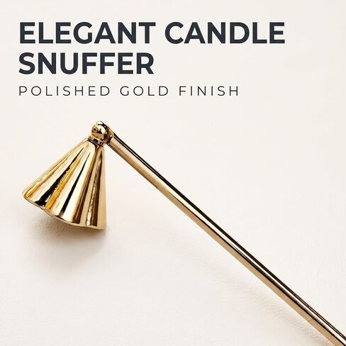 Candle Wick Accessory - Candle Wick Dippers - Candle Wick Hook - for Putting Out Extinguish Candle Wicks Flame Safely (Black) in Kuwait