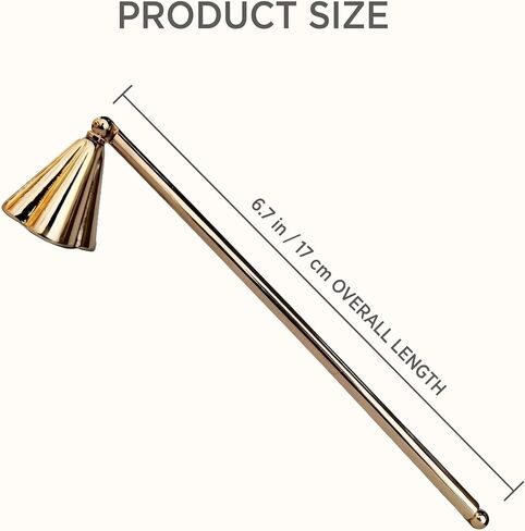 Candle Wick Accessory - Candle Wick Dippers - Candle Wick Hook - for Putting Out Extinguish Candle Wicks Flame Safely (Black) in Kuwait