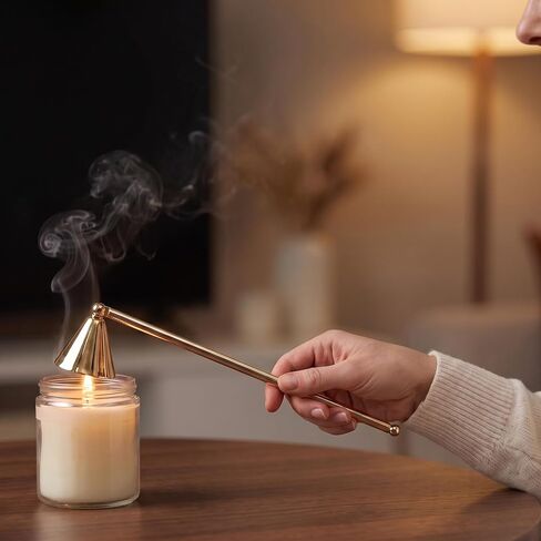 Candle Wick Accessory - Candle Wick Dippers - Candle Wick Hook - for Putting Out Extinguish Candle Wicks Flame Safely (Black) in Kuwait