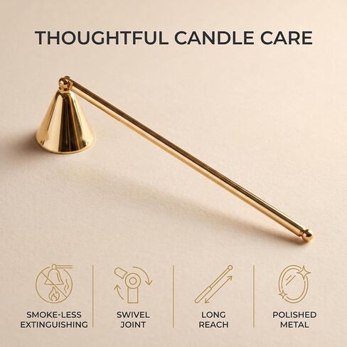 Candle Wick Accessory - Candle Wick Dippers - Candle Wick Hook - for Putting Out Extinguish Candle Wicks Flame Safely (Black) in Kuwait