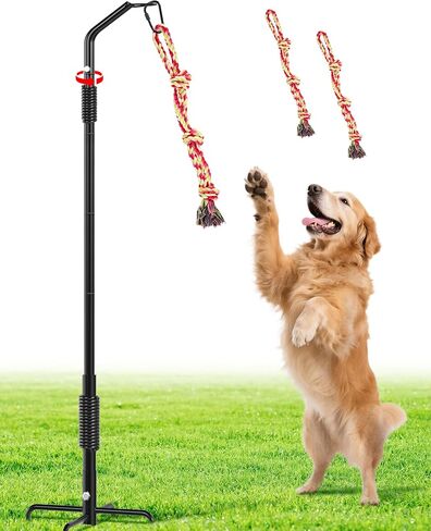 360° Rotation Tether Tug Outdoor Dog Toy, Exercise Tug of War Dog Toy in Kuwait