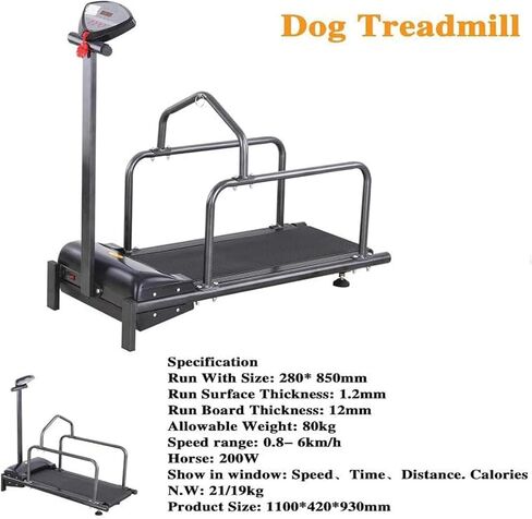 Dog Treadmill For Large Dogs, Treadmill For Medium Dogs, Running Machine For Small And Medium Dogs, Indoor Treadmill in Saudi Arabia