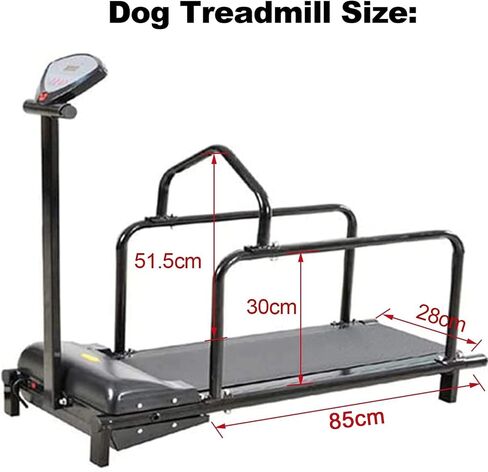Dog Treadmill for Small and Medium Dogs, Fitness Equipment Pet Dog Running Machine with LED Display Screen, Adjustable Speed 176lb Capacity for Small Dog Exercise and Lose Weight in Kuwait