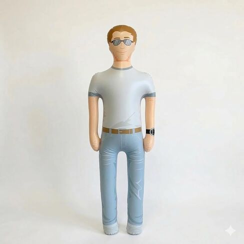 Man Akin Life-Size Talking Inflatable Husband Boyfriend Gag Gift in Saudi Arabia