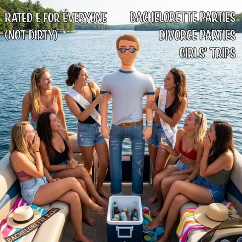 Man Akin Life-Size Talking Inflatable Husband Boyfriend Gag Gift in Saudi Arabia