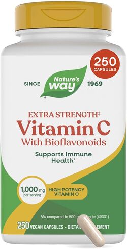 Nature's Way Vitamin C with Bioflavonoids 1000 mg Vitamin C per serving 250 Capsules in Kuwait