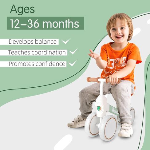Balance Bike for 1+ Year Old Baby, 12-24 Months Toddler No Pedal Bike in Kuwait