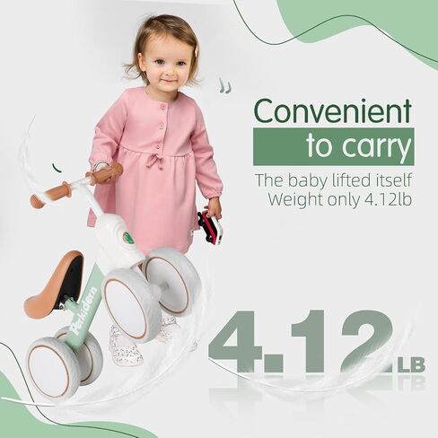 Balance Bike for 1+ Year Old Baby, 12-24 Months Toddler No Pedal Bike in Kuwait