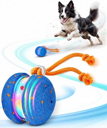 Xeuch Interactive Dog Toys, Automatic Irregular Moving and Rolling Dog Ball in Kuwait