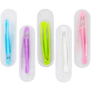 MorTime 5 pcs Portable Contact Lens Stick Tool Case Set (Inserter/Remover+Tweezer with Soft Tip) in Kuwait