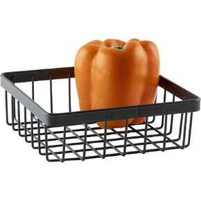 G.E.T. WB-1814-MG Urban Renewal 17.75" x 11.25" Wire Basket, 4" Tall, Metal in Saudi Arabia