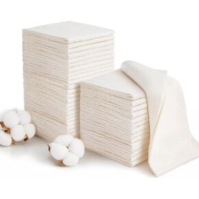 40 Pack 100% Cotton Quilt Batting 10"x10" Pre-Cut Quilt Squares for Sewing in Kuwait